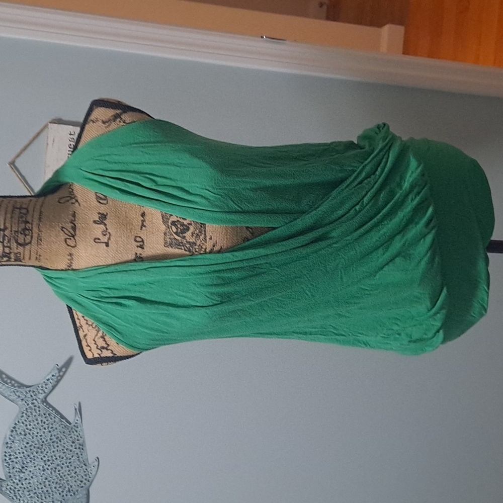 V neck halter top/mini dress